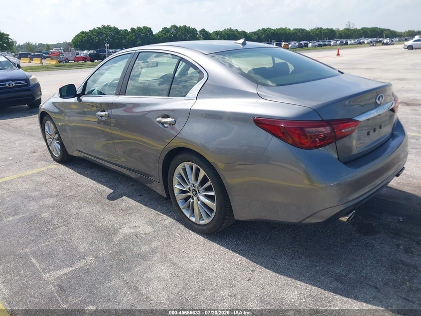 2019 Infiniti Q50 VIN JN1EV7AP5KM519541 IAAI salvage auction — UNKNOWN, Salvage (Florida), sold $9,700 on 2026-08-02 (photo 3)