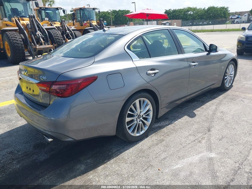 2019 Infiniti Q50 VIN JN1EV7AP5KM519541 IAAI salvage auction — UNKNOWN, Salvage (Florida), sold $9,700 on 2026-08-02 (photo 4)
