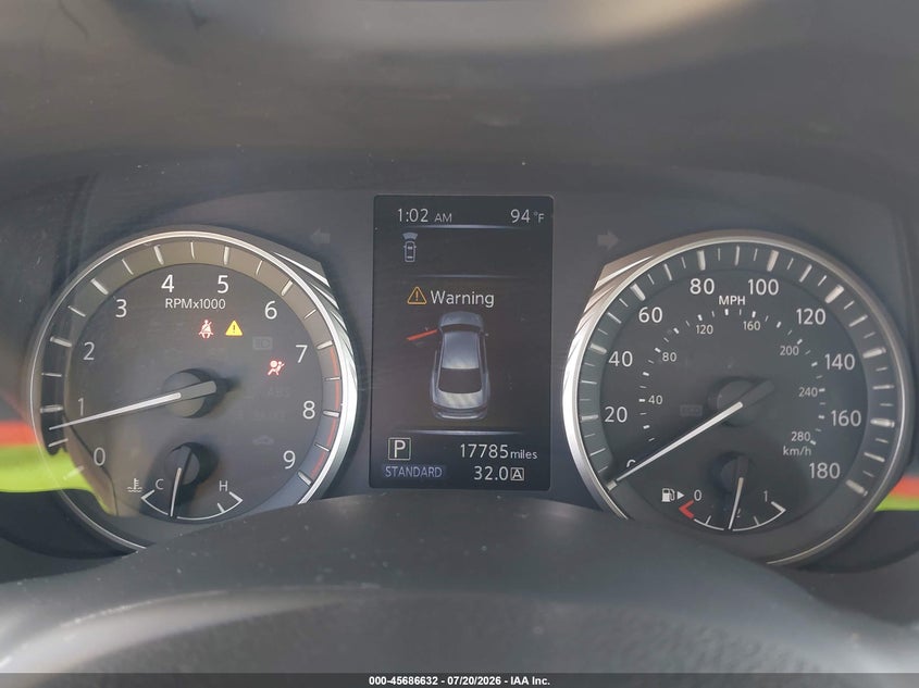 2019 Infiniti Q50 VIN JN1EV7AP5KM519541 IAAI salvage auction — UNKNOWN, Salvage (Florida), sold $9,700 on 2026-08-02 (photo 7)