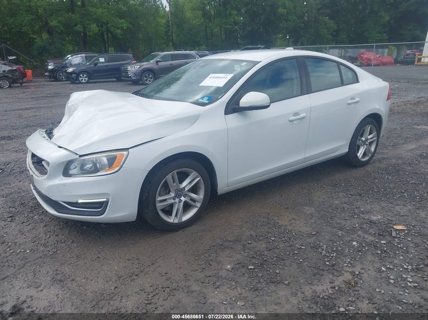 2014 Volvo S60 VIN YV1612FS8E2298587 IAAI salvage auction — FRONT END, Salvage Title, sold $2,025 on 2026-08-18 (photo 2)