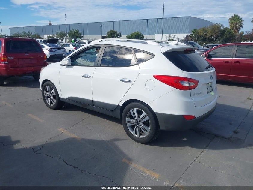 2015 Hyundai Tucson VIN KM8JU3AG3FU027986 IAAI salvage auction — NORMAL WEAR, Clear - Dealer Only (California), sold $1,200 on 2026-07-29 (photo 3)