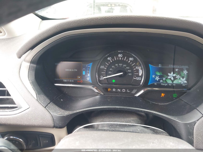2017 Lincoln Mkz VIN 3LN6L5MU3HR609800 IAAI salvage auction — FRONT END, Wait Title, sold $6,100 on 2026-08-01 (photo 7)