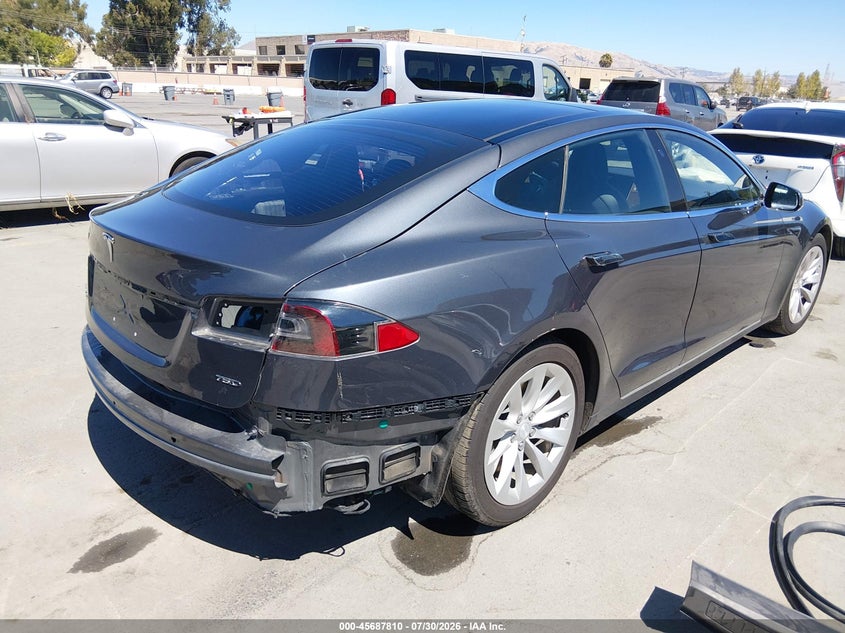 2018 Tesla Model s VIN 5YJSA1E29JF277044 IAAI salvage auction — UNKNOWN, Salvage Title, sold $8,850 on 2026-09-03 (photo 4)