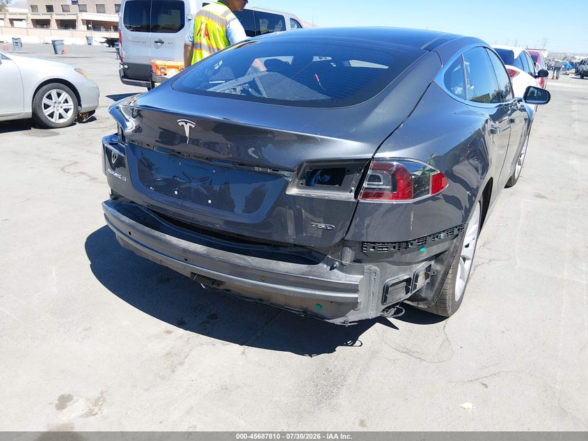 2018 Tesla Model s VIN 5YJSA1E29JF277044 IAAI salvage auction — UNKNOWN, Salvage Title, sold $8,850 on 2026-09-03 (photo 6)