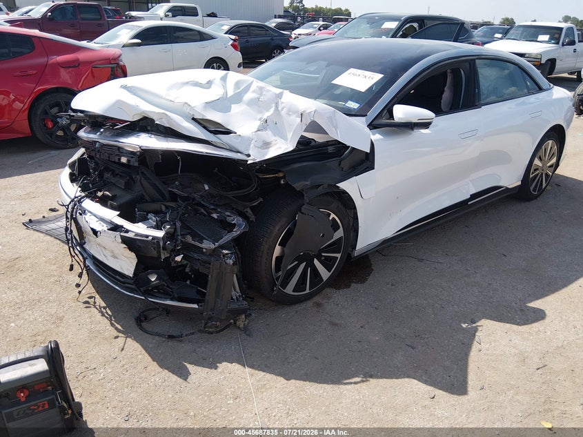 2023 Lucid Air VIN 50EA1TEA8PA004804 IAAI salvage auction — FRONT END, Wait Title, sold $6,250 on 2026-09-03 (photo 2)