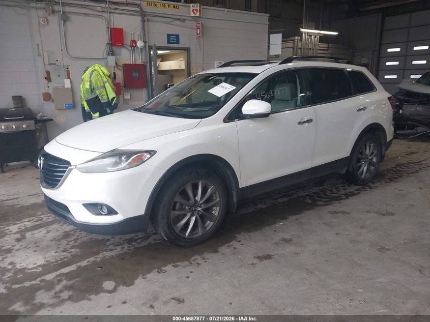 2014 Mazda Cx-9 VIN JM3TB3DA8E0444026 IAAI salvage auction — NORMAL WEAR, Clear (Indiana), sold $825 on 2026-08-21 (photo 2)