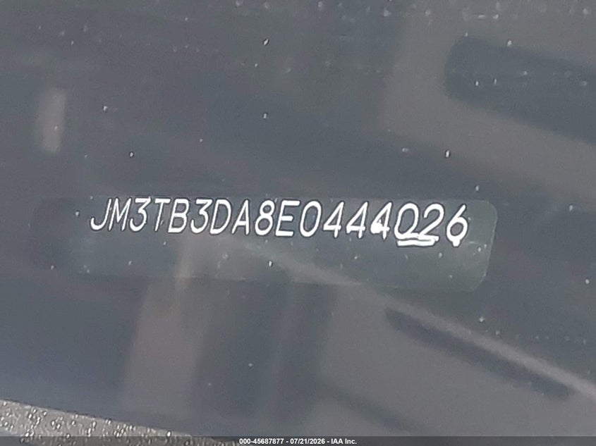 2014 Mazda Cx-9 VIN JM3TB3DA8E0444026 IAAI salvage auction — NORMAL WEAR, Clear (Indiana), sold $825 on 2026-08-21 (photo 9)
