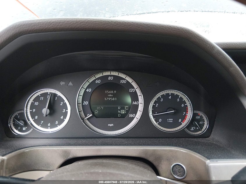 2010 Mercedes-benz E-class VIN WDDHF8HB7AA056850 IAAI salvage auction — NORMAL WEAR, Clear (Delaware), sold $725 on 2026-08-03 (photo 7)