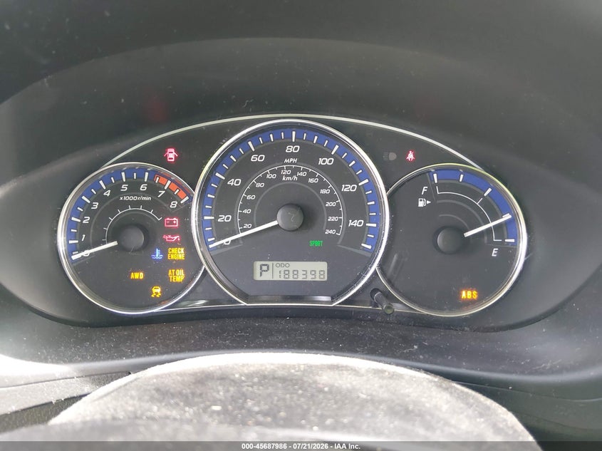 2013 Subaru Forester VIN JF2SHACC5DH438177 IAAI salvage auction — NORMAL WEAR, Salvage Rebuilt (North Carolina), sold $25 on 2026-07-29 (photo 7)
