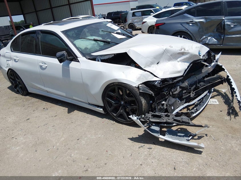 2025 BMW 3er VIN 3MW69FT02S8F84549 — IAAI salvage auction photo