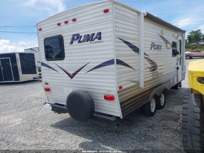 2013 Puma Pt18db VIN 4X4TPUT22DP042741 IAAI salvage auction — UNKNOWN, Clear (Indiana), sold $1,450 on 2026-07-24 (photo 4)