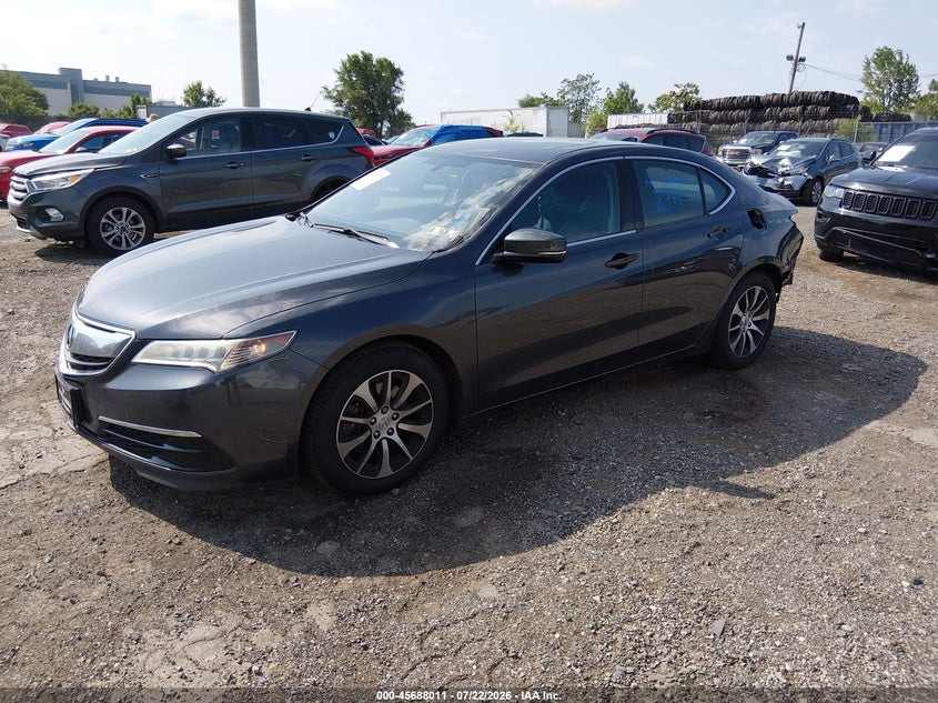2016 Acura Tlx VIN 19UUB1F33GA014094 IAAI salvage auction — REAR END, Salvage (Pennsylvania), sold $2,750 on 2026-08-02 (photo 2)