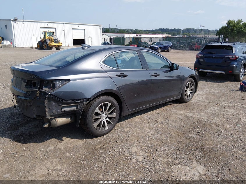 2016 Acura Tlx VIN 19UUB1F33GA014094 IAAI salvage auction — REAR END, Salvage (Pennsylvania), sold $2,750 on 2026-08-02 (photo 4)