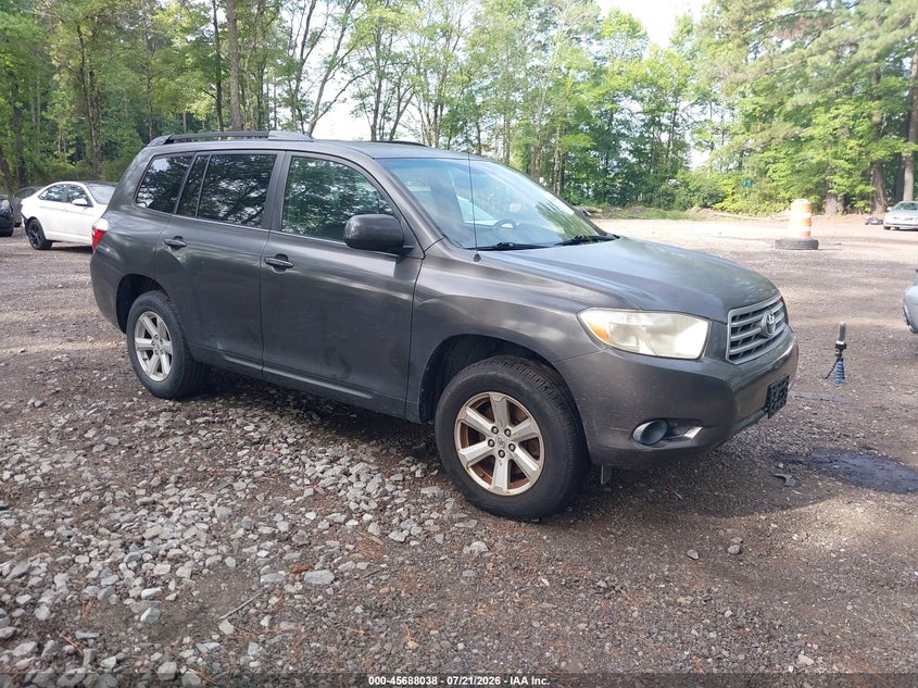 2008 Toyota Highlander VIN JTEDS41A182001146 IAAI salvage auction — LEFT FRONT, Clear (Virginia), sold $350 on 2026-07-28 (photo 1)