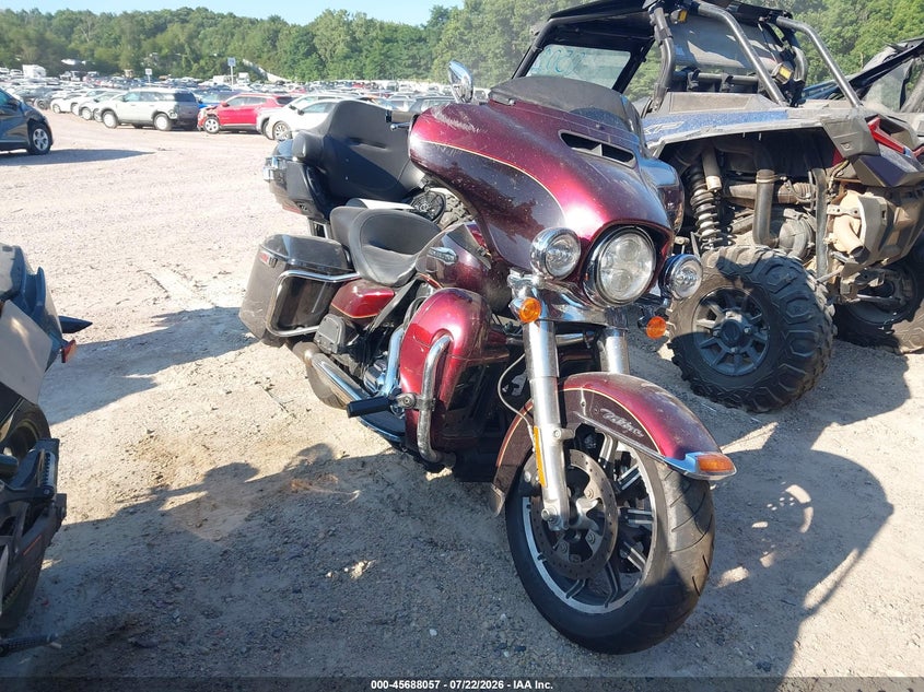 2015 Harley-davidson Electra glide VIN 1HD1FCM13FB673691 IAAI salvage auction — SIDE, Salvage (Ohio), sold $2,600 on 2026-09-07 (photo 1)