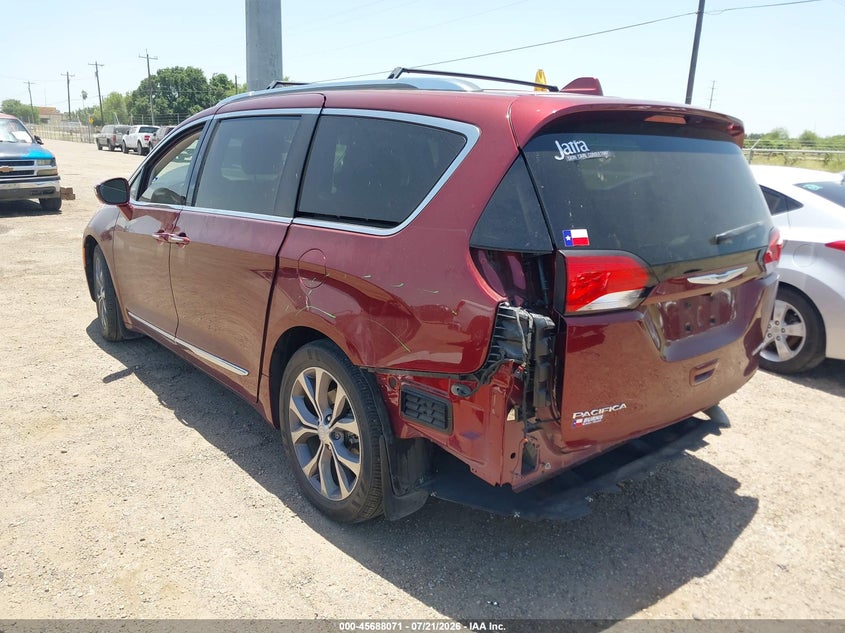 2017 Chrysler Pacifica VIN 2C4RC1GG6HR668782 IAAI salvage auction — RIGHT REAR, Original (Texas), sold $7,700 on 2026-08-22 (photo 3)