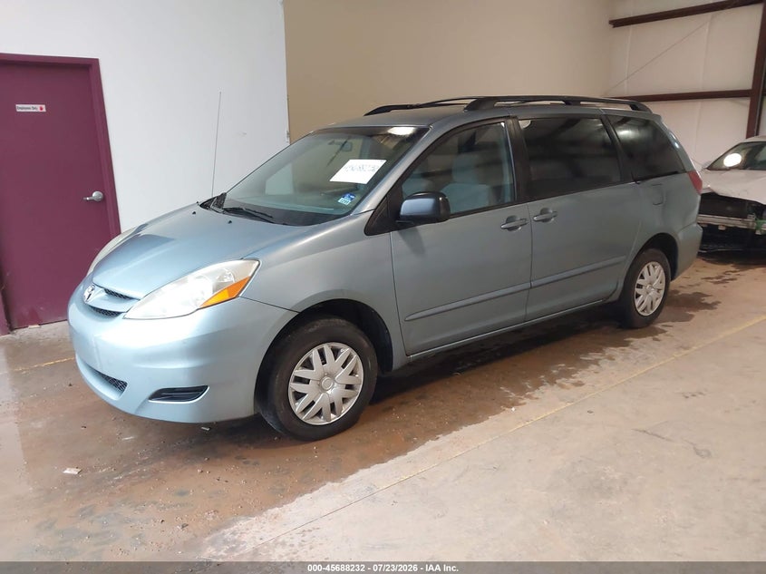 2006 Toyota Sienna VIN 5TDZA23CX6S542895 IAAI salvage auction — NORMAL WEAR, Clear-Dealer Only (North Carolina), sold $525 on 2026-07-27 (photo 2)