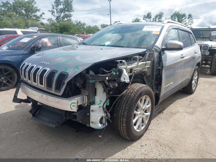 2015 Jeep Cherokee VIN 1C4PJMCS0FW577813 IAAI salvage auction — FRONT END, Wait Title, sold $750 on 2026-08-07 (photo 6)