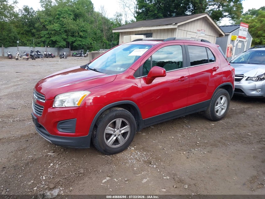 2015 Chevrolet Trax VIN KL7CJRSB9FB107605 IAAI salvage auction — NORMAL WEAR, Clear (Pennsylvania), sold $175 on 2026-07-28 (photo 2)