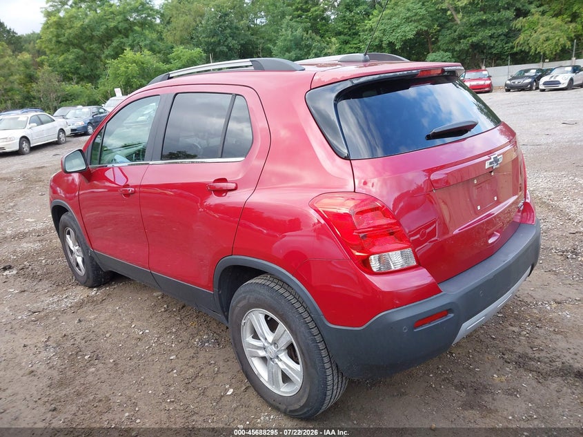 2015 Chevrolet Trax VIN KL7CJRSB9FB107605 IAAI salvage auction — NORMAL WEAR, Clear (Pennsylvania), sold $175 on 2026-07-28 (photo 3)