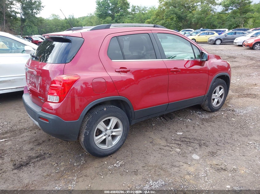 2015 Chevrolet Trax VIN KL7CJRSB9FB107605 IAAI salvage auction — NORMAL WEAR, Clear (Pennsylvania), sold $175 on 2026-07-28 (photo 4)