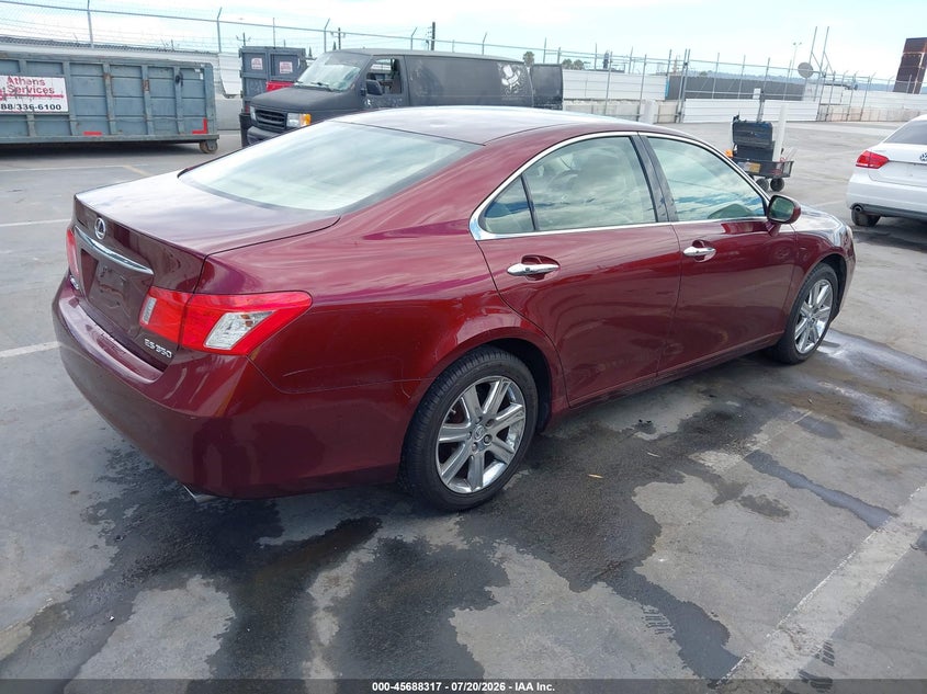 2008 Lexus Es 350 VIN JTHBJ46G482264001 IAAI salvage auction — NORMAL WEAR, Clear - Dealer Only (California), sold $150 on 2026-07-29 (photo 4)