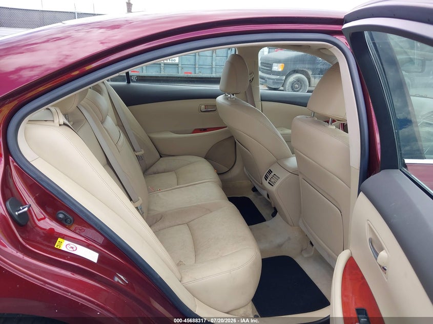 2008 Lexus Es 350 VIN JTHBJ46G482264001 IAAI salvage auction — NORMAL WEAR, Clear - Dealer Only (California), sold $150 on 2026-07-29 (photo 8)