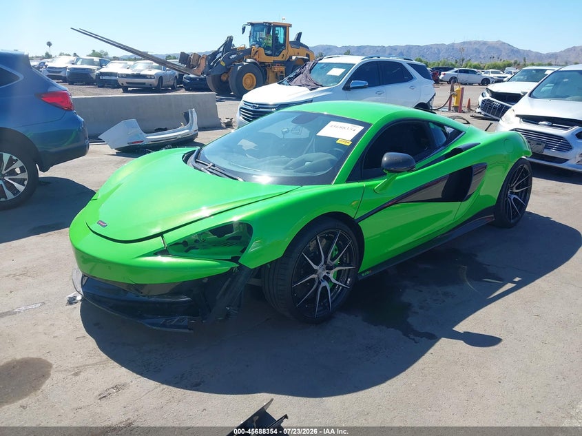2016 Mclaren 570s VIN SBM13DAA4GW001094 IAAI salvage auction — SIDE, Wait Title, sold $61,000 on 2026-08-11 (photo 2)