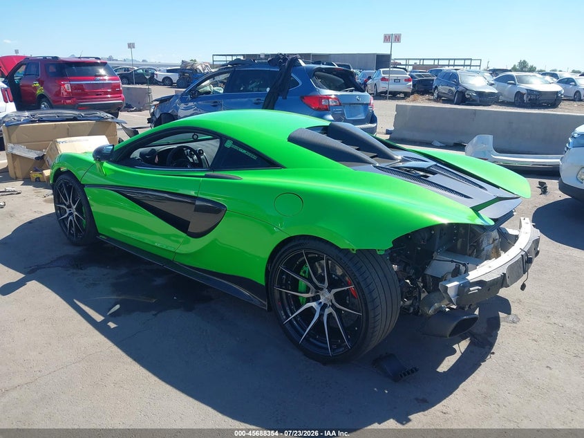 2016 Mclaren 570s VIN SBM13DAA4GW001094 IAAI salvage auction — SIDE, Wait Title, sold $61,000 on 2026-08-11 (photo 3)