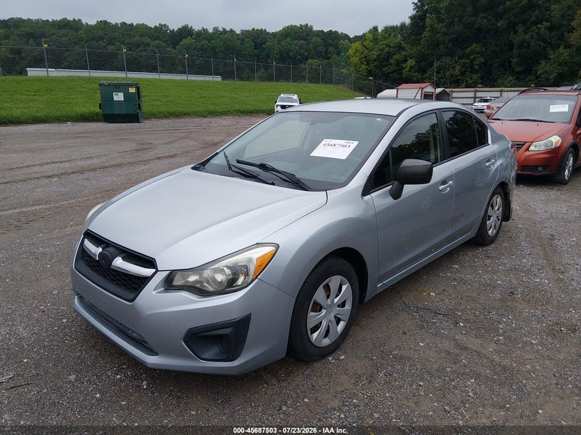 2013 Subaru Impreza VIN JF1GJAA66DG006134 IAAI salvage auction — REAR END, Clear (Tennessee), sold $25 on 2026-07-29 (photo 2)