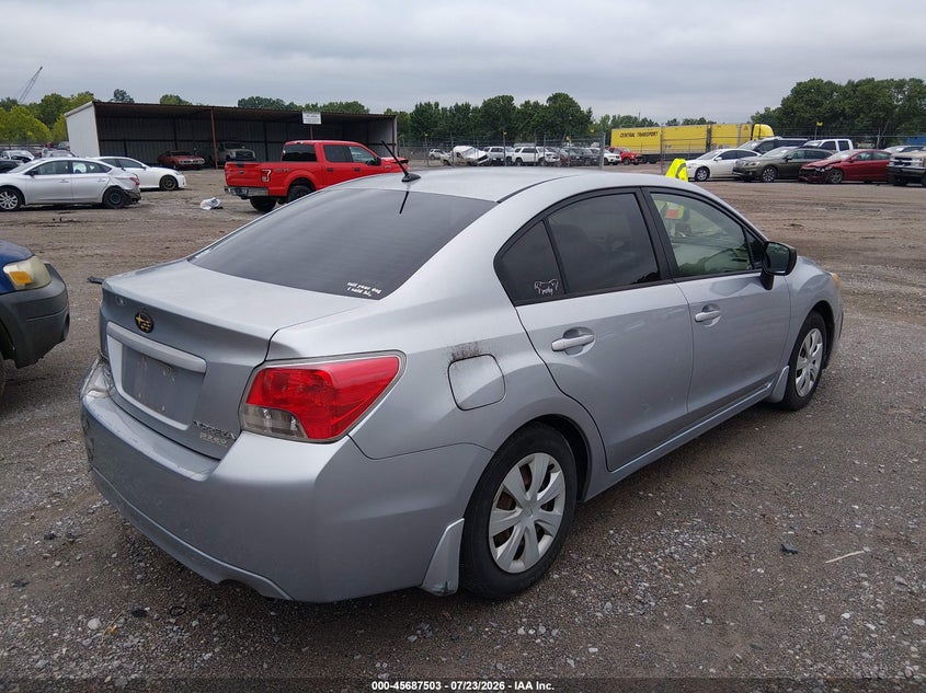 2013 Subaru Impreza VIN JF1GJAA66DG006134 IAAI salvage auction — REAR END, Clear (Tennessee), sold $25 on 2026-07-29 (photo 4)