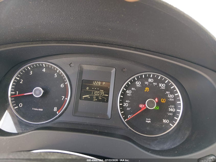 2013 Volkswagen Jetta VIN 3VWDP7AJ5DM426392 IAAI salvage auction — RIGHT FRONT, Wait Title, sold $825 on 2026-08-03 (photo 7)