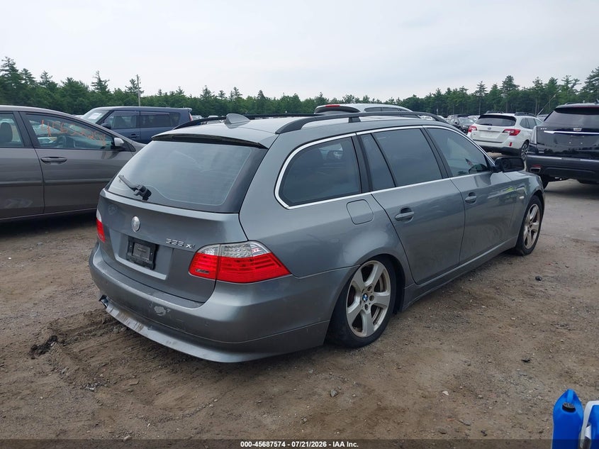 2008 BMW 5 series VIN WBAPT73528CX00390 IAAI salvage auction — NORMAL WEAR, Clear (Massachusetts), sold $500 on 2026-08-01 (photo 6)