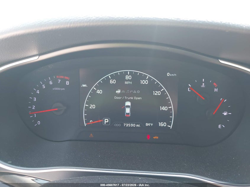 2015 Kia Cadenza VIN KNALN4D77F5191762 IAAI salvage auction — REAR END, Wait Title, sold $1,650 on 2026-10-01 (photo 7)