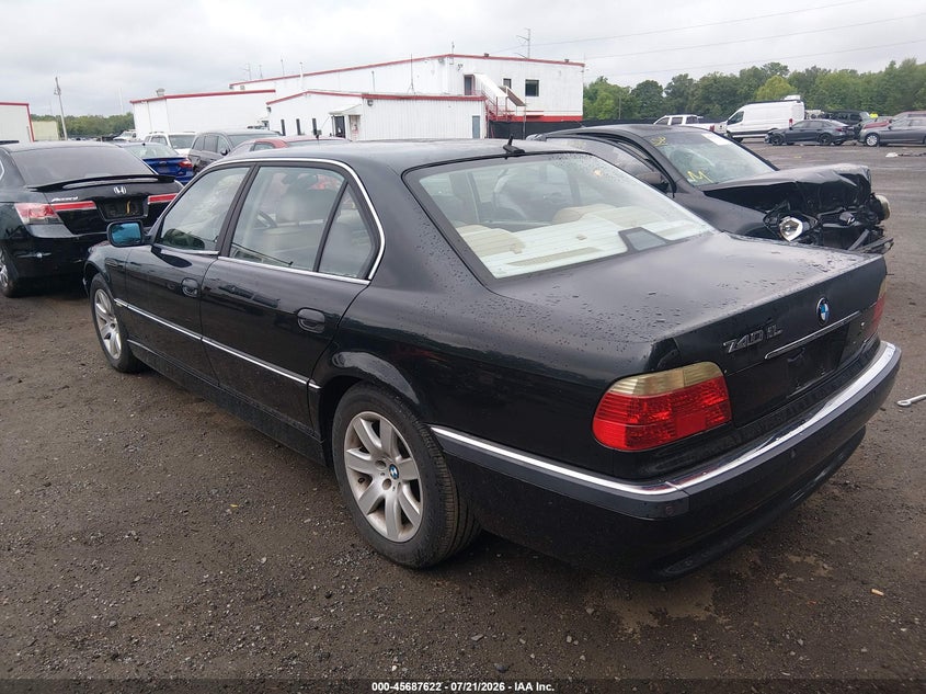 2001 BMW 7 series VIN WBAGH834X1DP28405 IAAI salvage auction — NORMAL WEAR, Clear (Maryland), sold $1,150 on 2026-07-29 (photo 3)