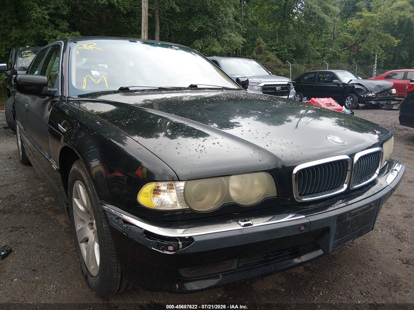2001 BMW 7 series VIN WBAGH834X1DP28405 IAAI salvage auction — NORMAL WEAR, Clear (Maryland), sold $1,150 on 2026-07-29 (photo 6)