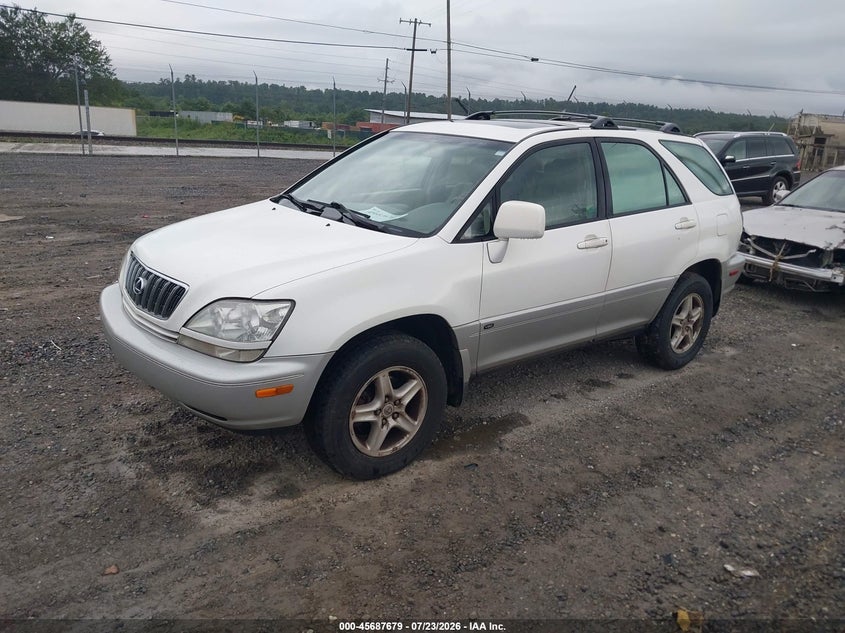 2003 Lexus Rx 300 VIN JTJGF10U030152318 IAAI salvage auction — NORMAL WEAR, Clear (North Carolina), sold $625 on 2026-07-31 (photo 2)