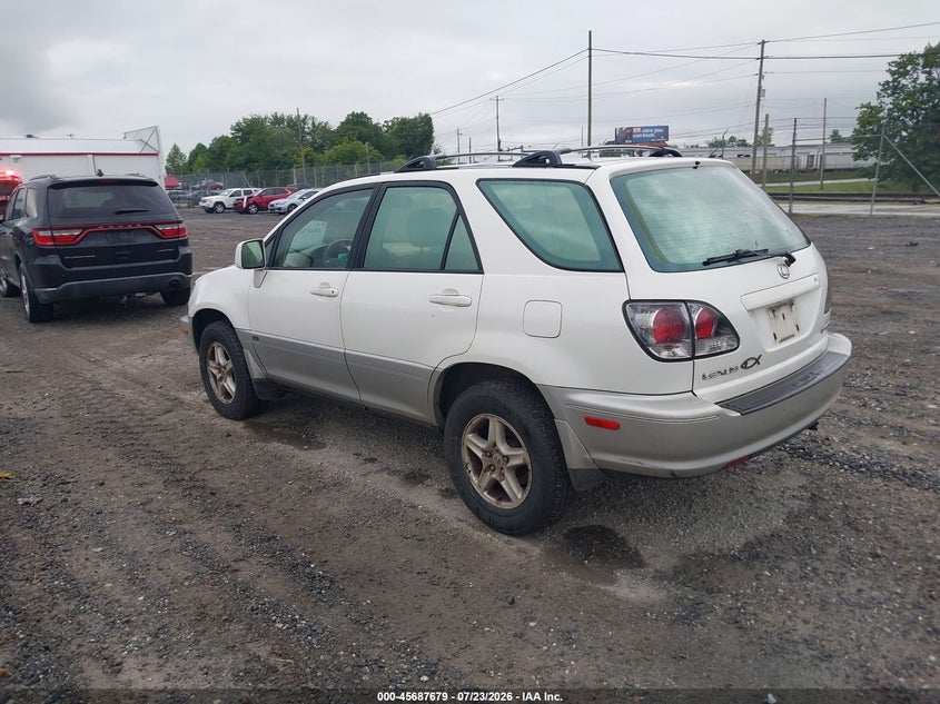 2003 Lexus Rx 300 VIN JTJGF10U030152318 IAAI salvage auction — NORMAL WEAR, Clear (North Carolina), sold $625 on 2026-07-31 (photo 3)