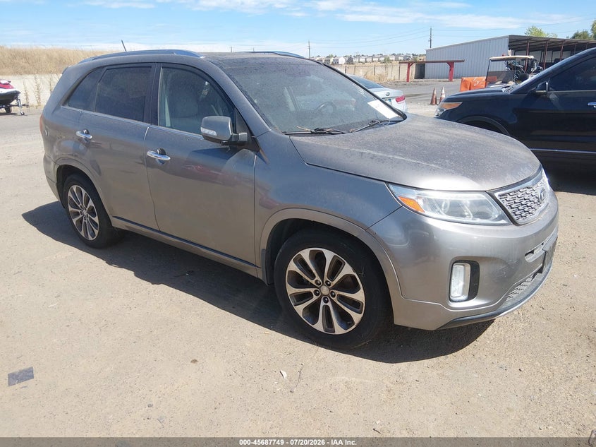 2014 Kia Sorento VIN 5XYKW4A70EG495344 IAAI salvage auction — NORMAL WEAR, Clear - Dealer Only (California), sold $25 on 2026-07-29 (photo 1)
