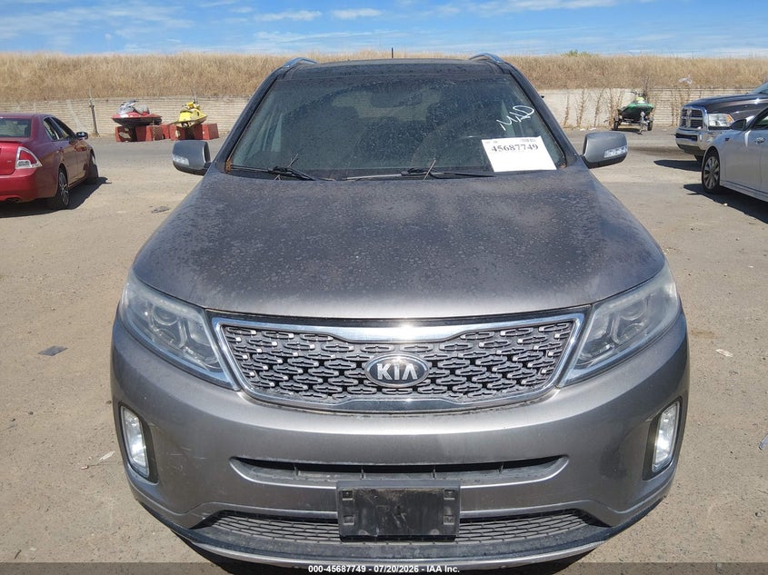 2014 Kia Sorento VIN 5XYKW4A70EG495344 IAAI salvage auction — NORMAL WEAR, Clear - Dealer Only (California), sold $25 on 2026-07-29 (photo 6)