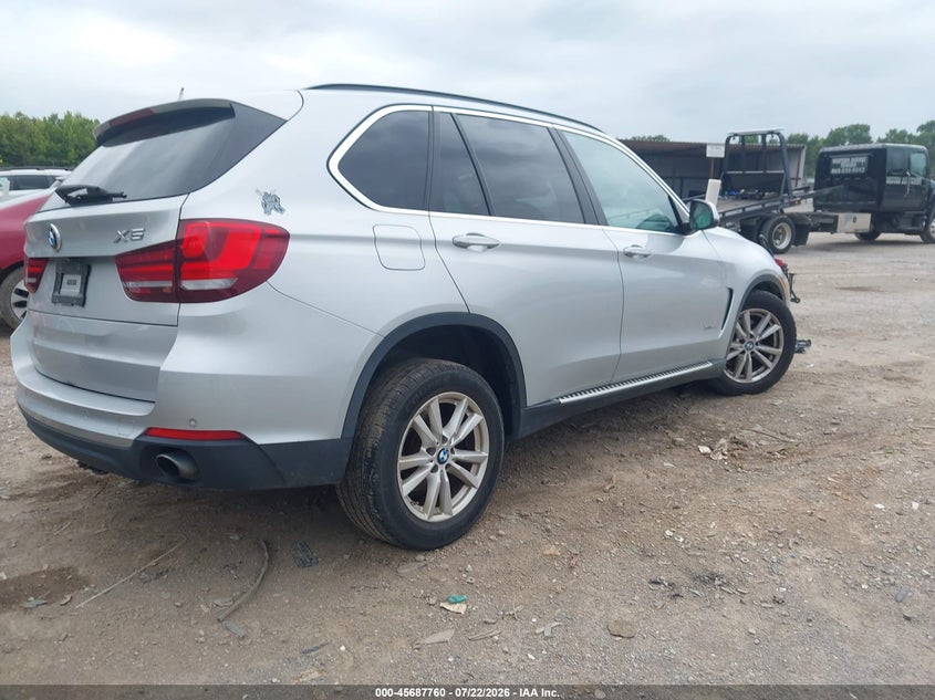 2015 BMW X5 VIN 5UXKR0C55F0K66188 IAAI salvage auction — FRONT END, Wait Title, sold $2,400 on 2026-08-21 (photo 4)