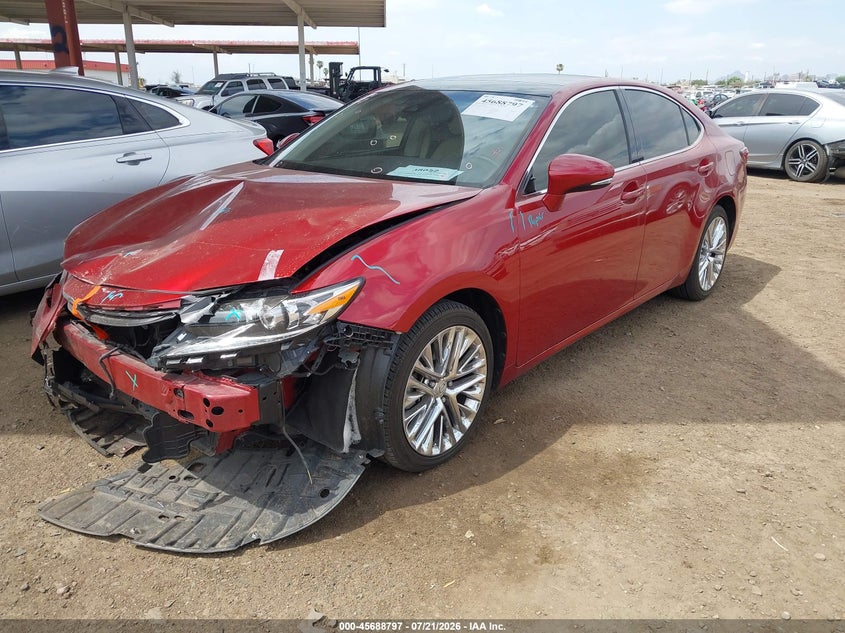 2016 Lexus ES VIN JTHBK1GG8G2220026 IAAI salvage auction — FRONT END, Salvage (Arizona), sold $5,300 on 2026-08-03 (photo 2)