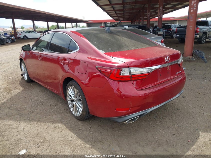 2016 Lexus ES VIN JTHBK1GG8G2220026 IAAI salvage auction — FRONT END, Salvage (Arizona), sold $5,300 on 2026-08-03 (photo 3)