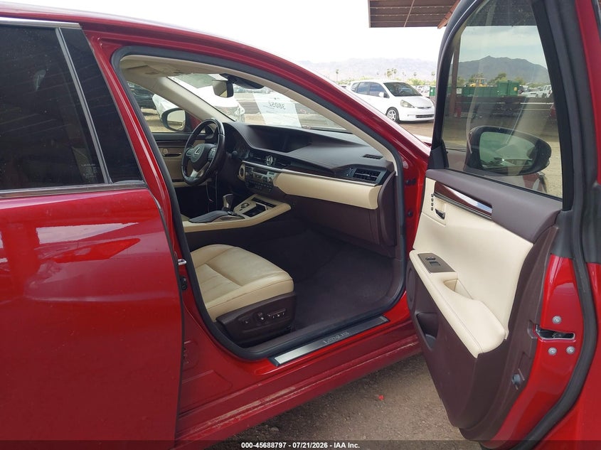 2016 Lexus ES VIN JTHBK1GG8G2220026 IAAI salvage auction — FRONT END, Salvage (Arizona), sold $5,300 on 2026-08-03 (photo 5)