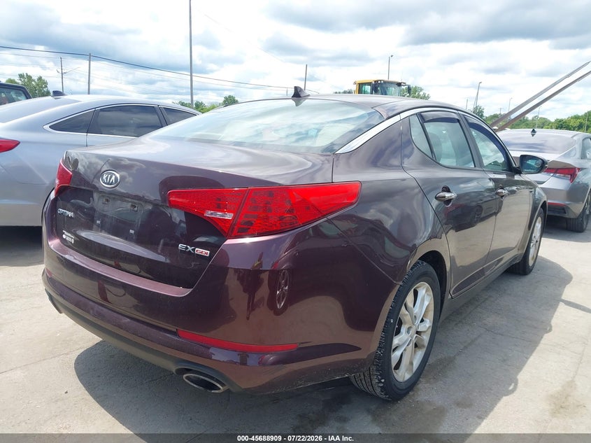 2012 Kia Optima VIN 5XXGN4A78CG015447 IAAI salvage auction — NORMAL WEAR, Original (Ohio), sold $925 on 2026-07-28 (photo 4)