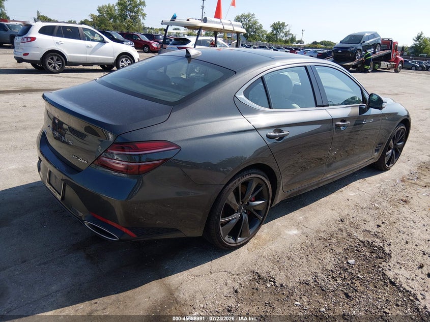 2023 Genesis G70 VIN KMTG54TE3PU109426 IAAI salvage auction — UNKNOWN, Salvage (Illinois), sold $11,450 on 2026-08-29 (photo 4)