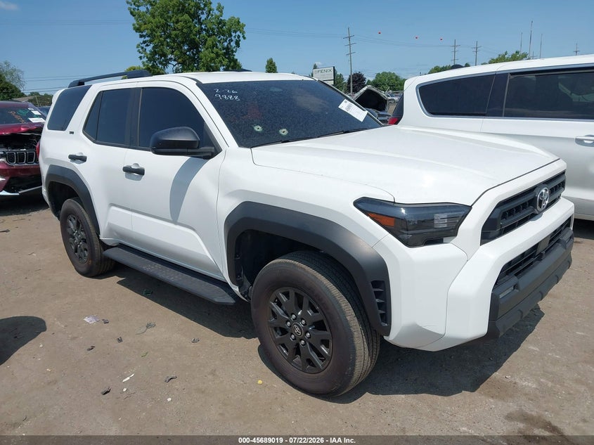 2025 Toyota 4runner VIN JTEVA5BR9S5009888 IAAI salvage auction — LEFT SIDE, Clear (Michigan), sold $25 on 2026-07-30 (photo 1)