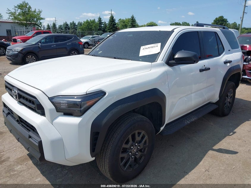 2025 Toyota 4runner VIN JTEVA5BR9S5009888 IAAI salvage auction — LEFT SIDE, Clear (Michigan), sold $25 on 2026-07-30 (photo 2)