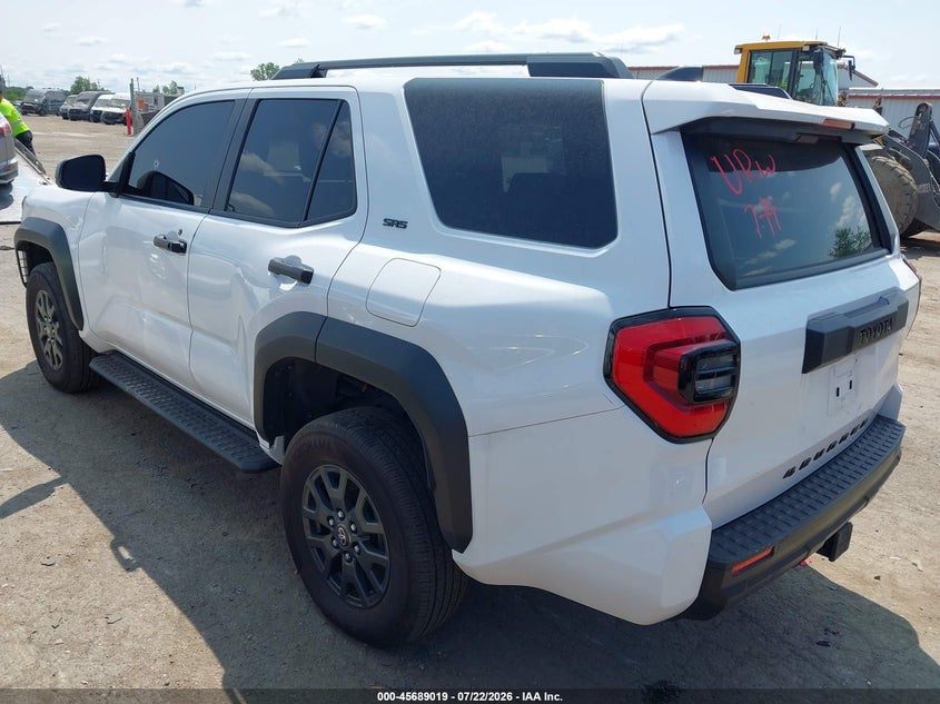 2025 Toyota 4runner VIN JTEVA5BR9S5009888 IAAI salvage auction — LEFT SIDE, Clear (Michigan), sold $25 on 2026-07-30 (photo 3)