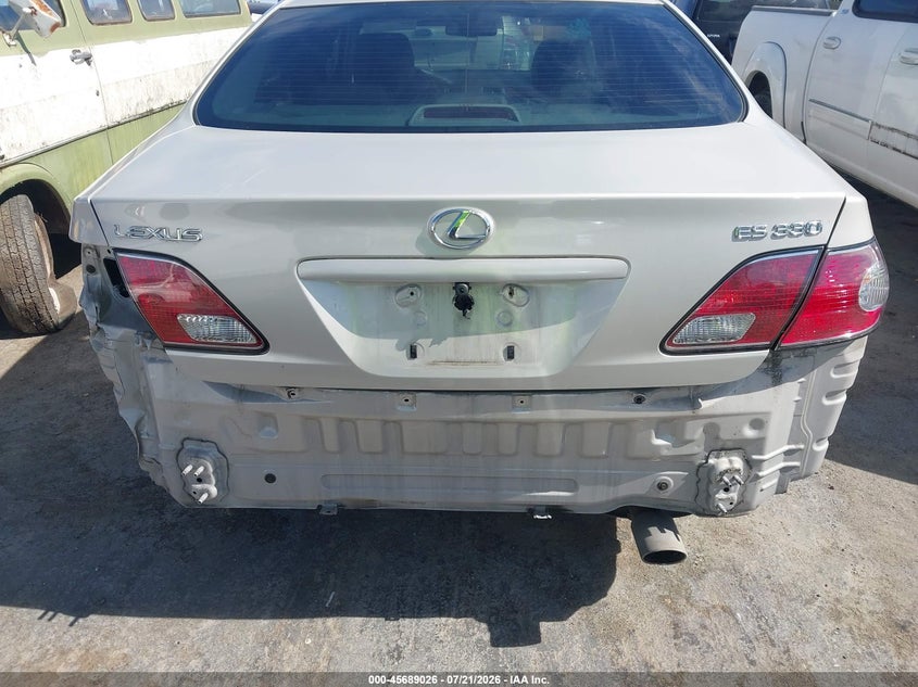 2004 Lexus ES VIN JTHBA30G840015919 IAAI salvage auction — REAR END, Salvage (California), sold $925 on 2026-07-26 (photo 6)